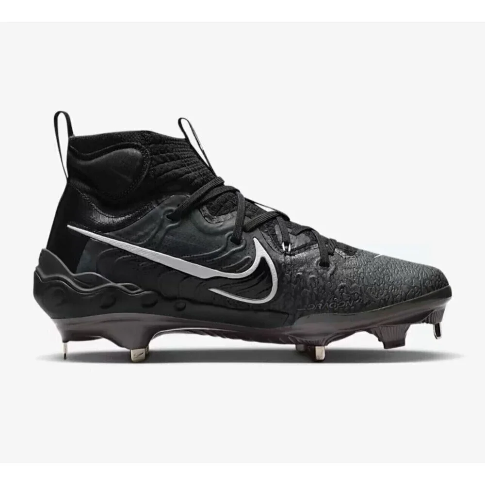 Nike Alpha Huarache NXT Metal Baseball Cleats Black Gray DJ6517-010 Men Size 7